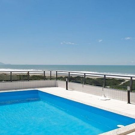 Linda Cobertura Frente Mar Com Piscina Privativa E Pe Na Areia! Apartment Florianopolis Luaran gambar