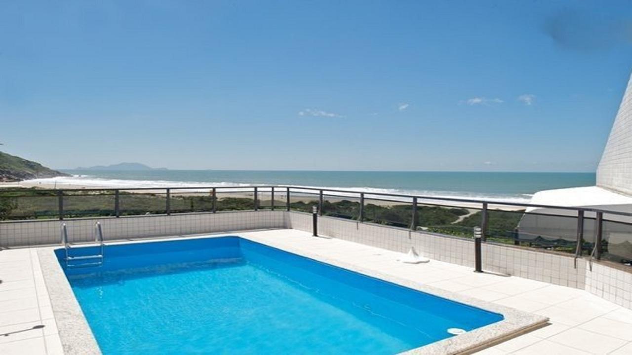 Linda Cobertura Frente Mar Com Piscina Privativa E Pe Na Areia! Apartment Florianopolis Luaran gambar