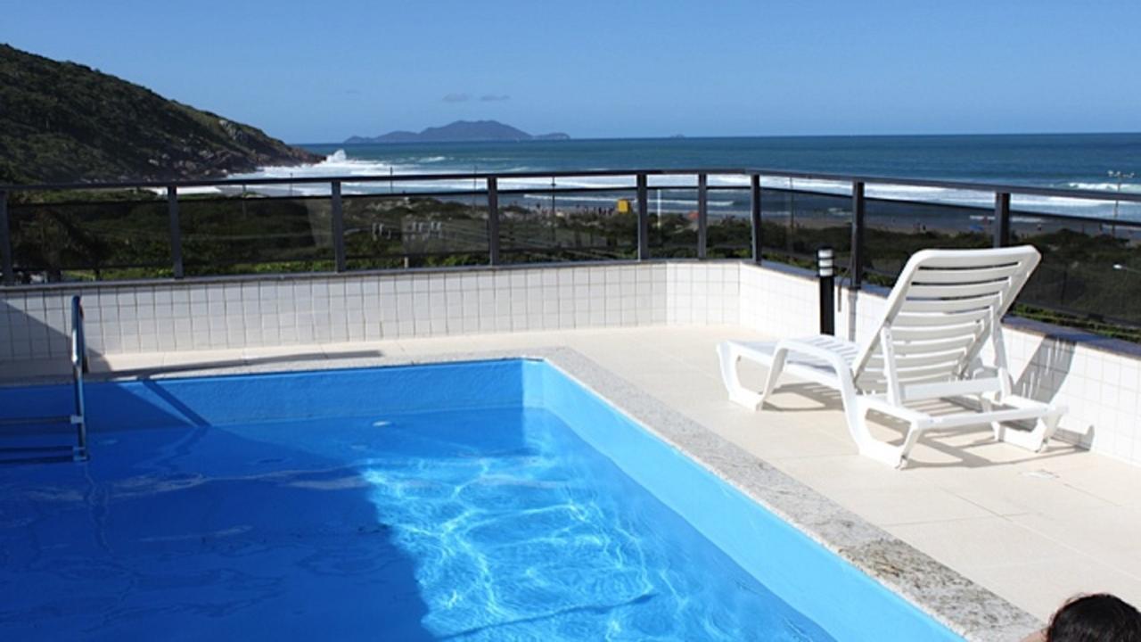 Linda Cobertura Frente Mar Com Piscina Privativa E Pe Na Areia! Apartment Florianopolis Luaran gambar